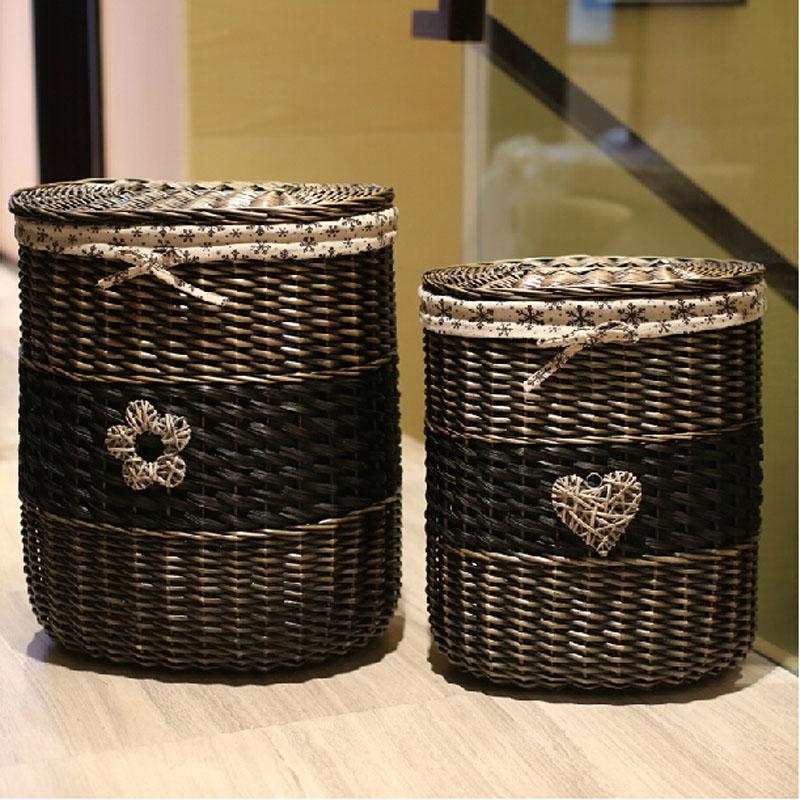 Pretty Wicker Laundry Baskets