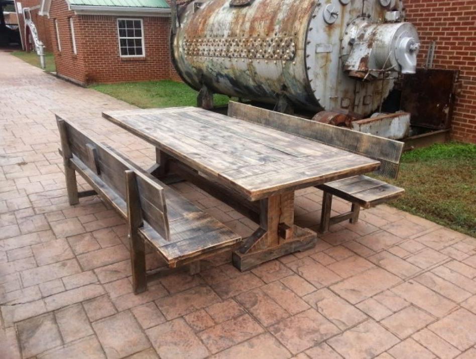 Rustic Pine Dining Set