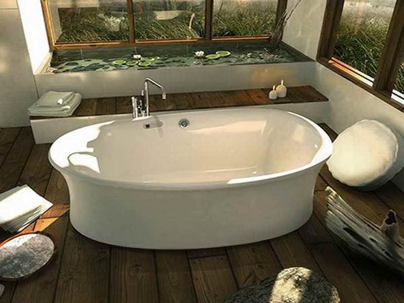 Rustic Style and Small Japanese Soaking Tub