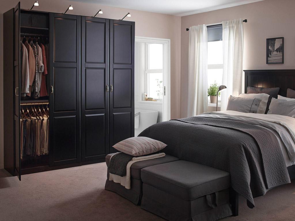 Traditional Grey Wood Furniture Bedroom Design