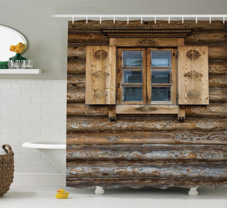 Unique Rustic Bathroom Design