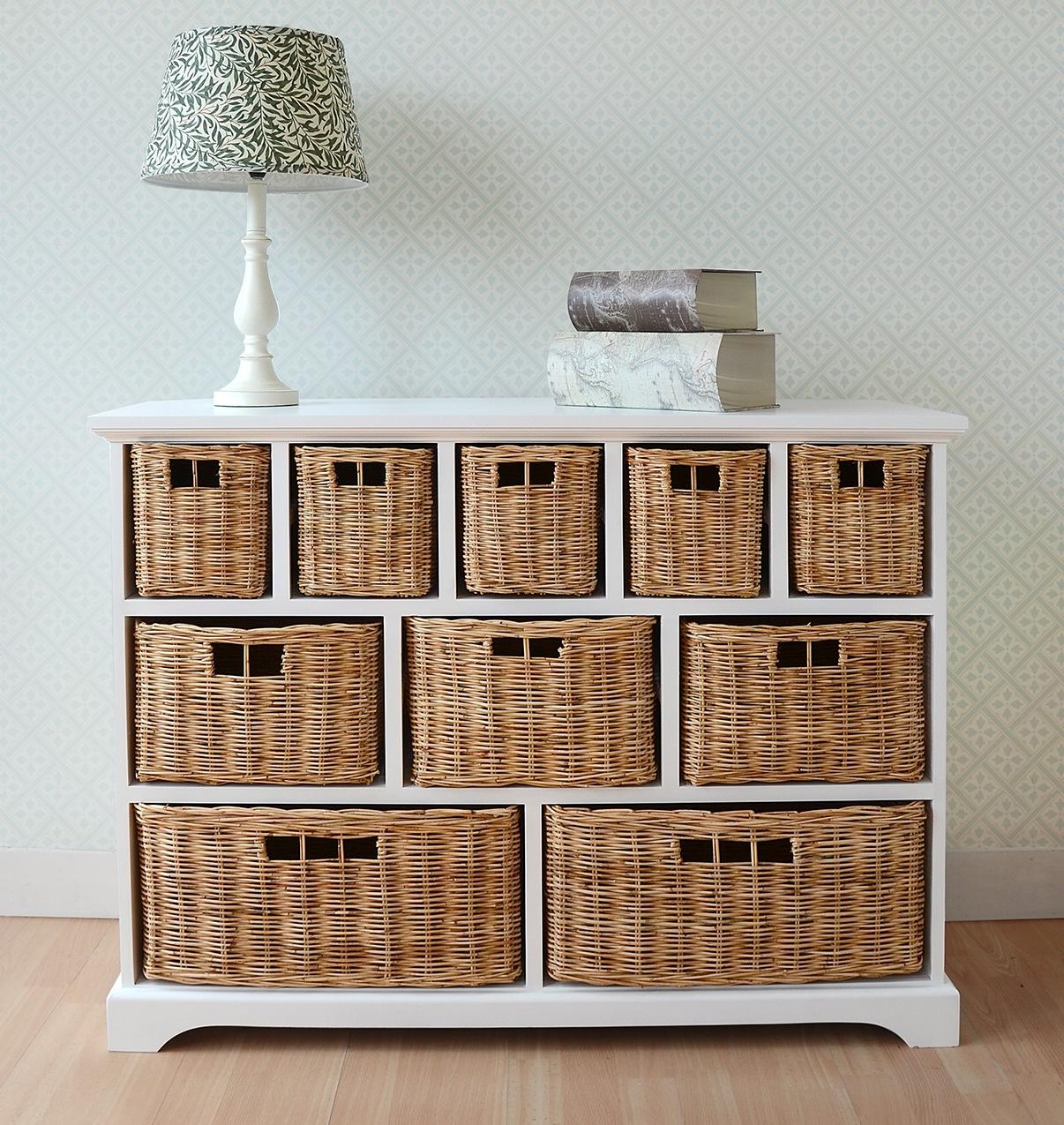 Wicker Drawer Cabinet Ideas