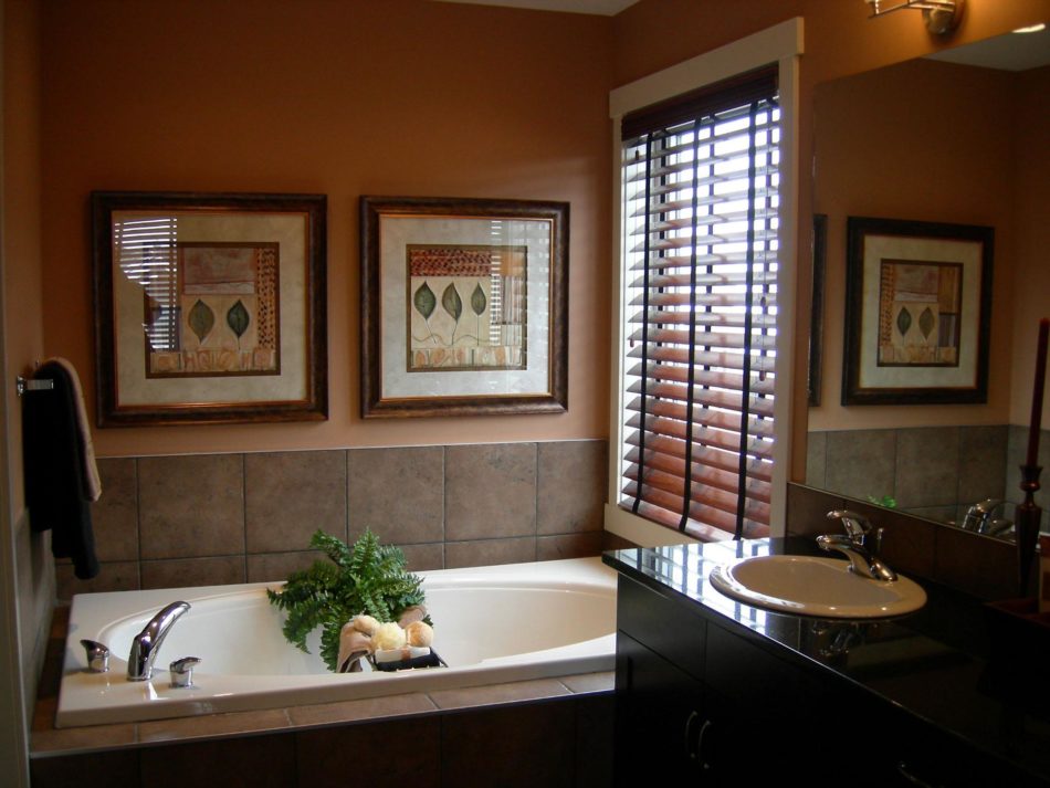 half blinds for bathroom decors