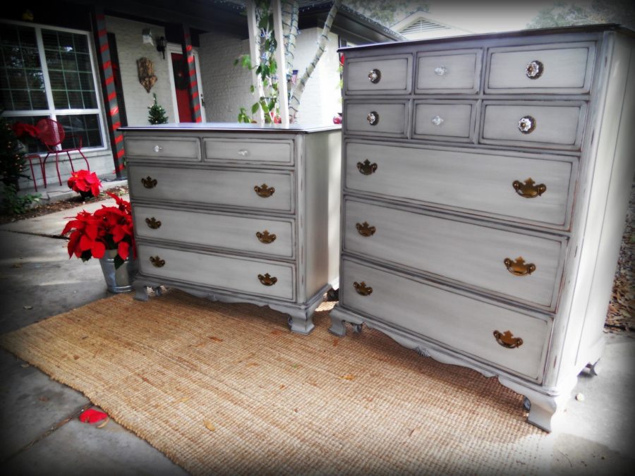 painted grey oak bedroom furniture