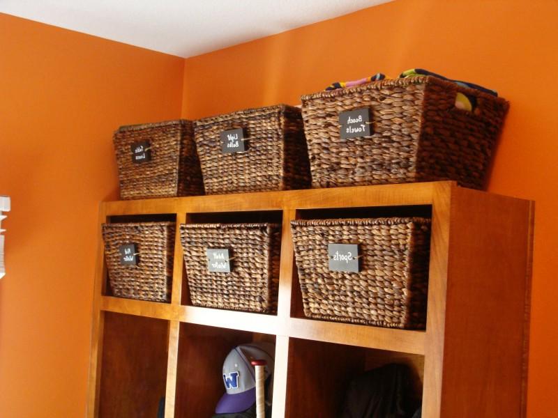 unique wicker storage baskets ideas