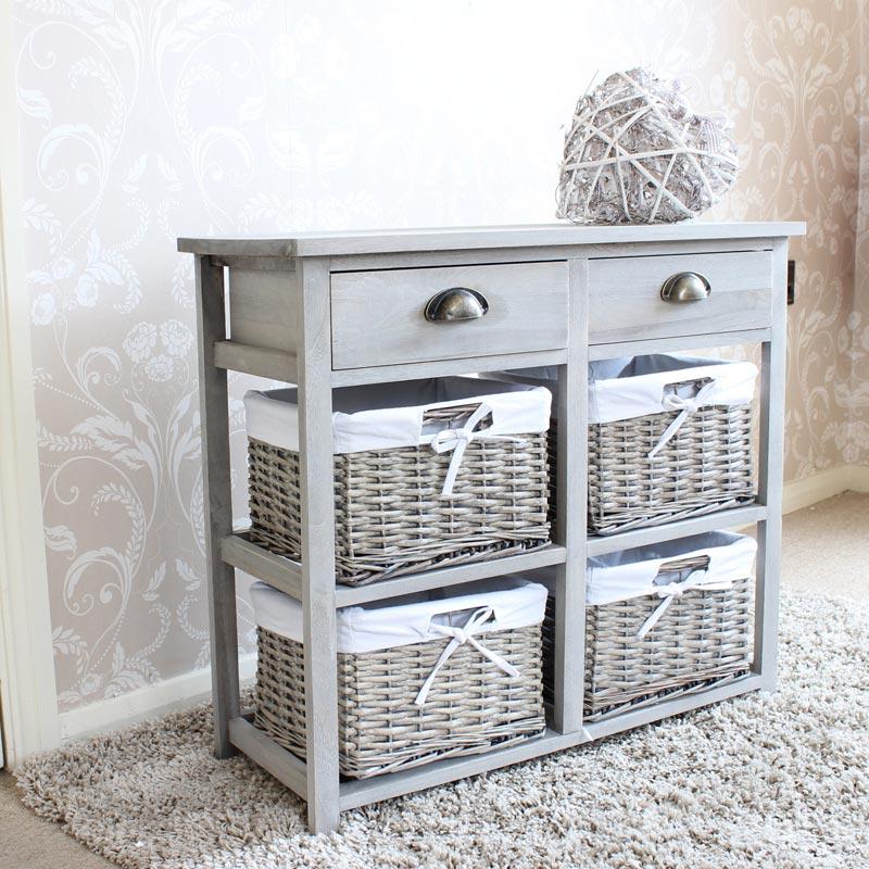 vintage grey range two drawer