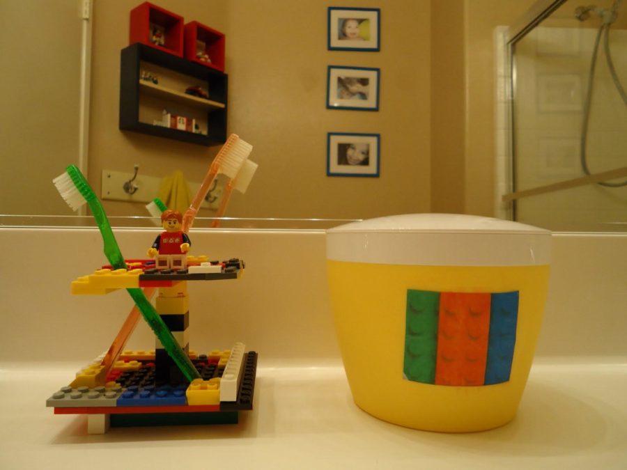 Pretty Lego Kids Bathroom Design