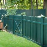 fences painted in green