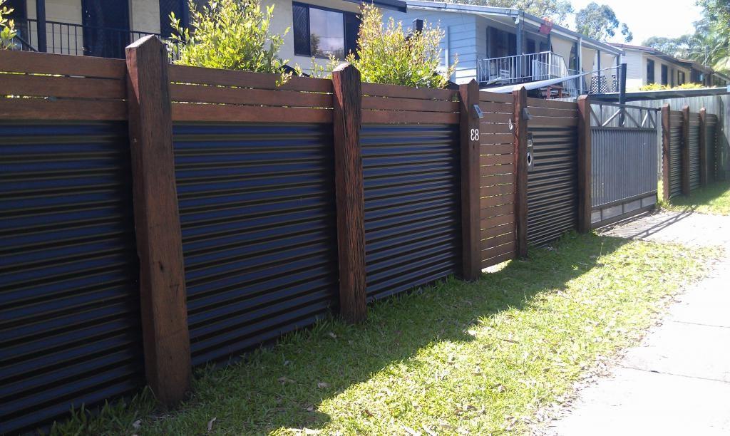 profiled sheet for the installation of fence