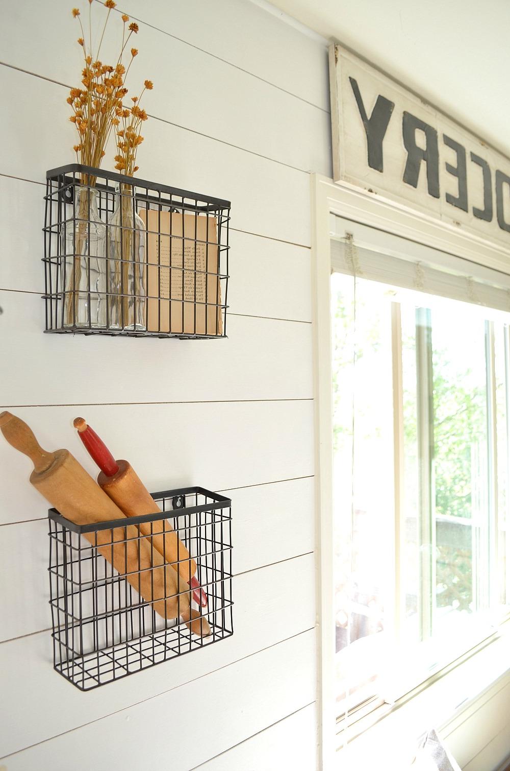 Hanging Baskets for Farmhouse Kitchen Decoration