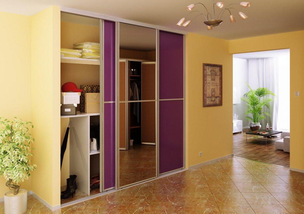 Built In Sliding Wardrobe In hallway