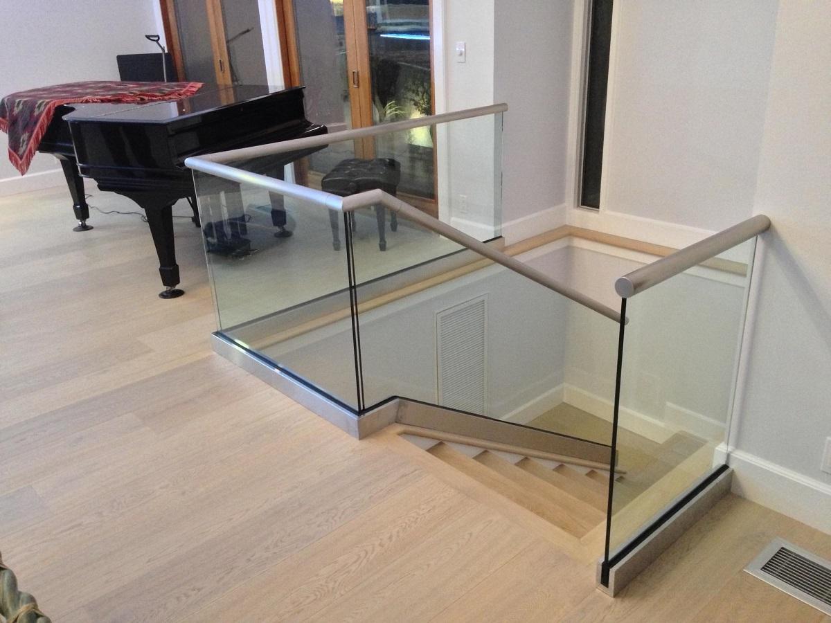 Glass Rail Stairs