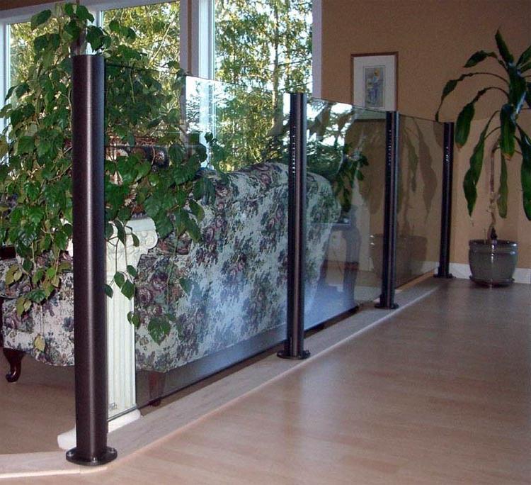 glass panel railing