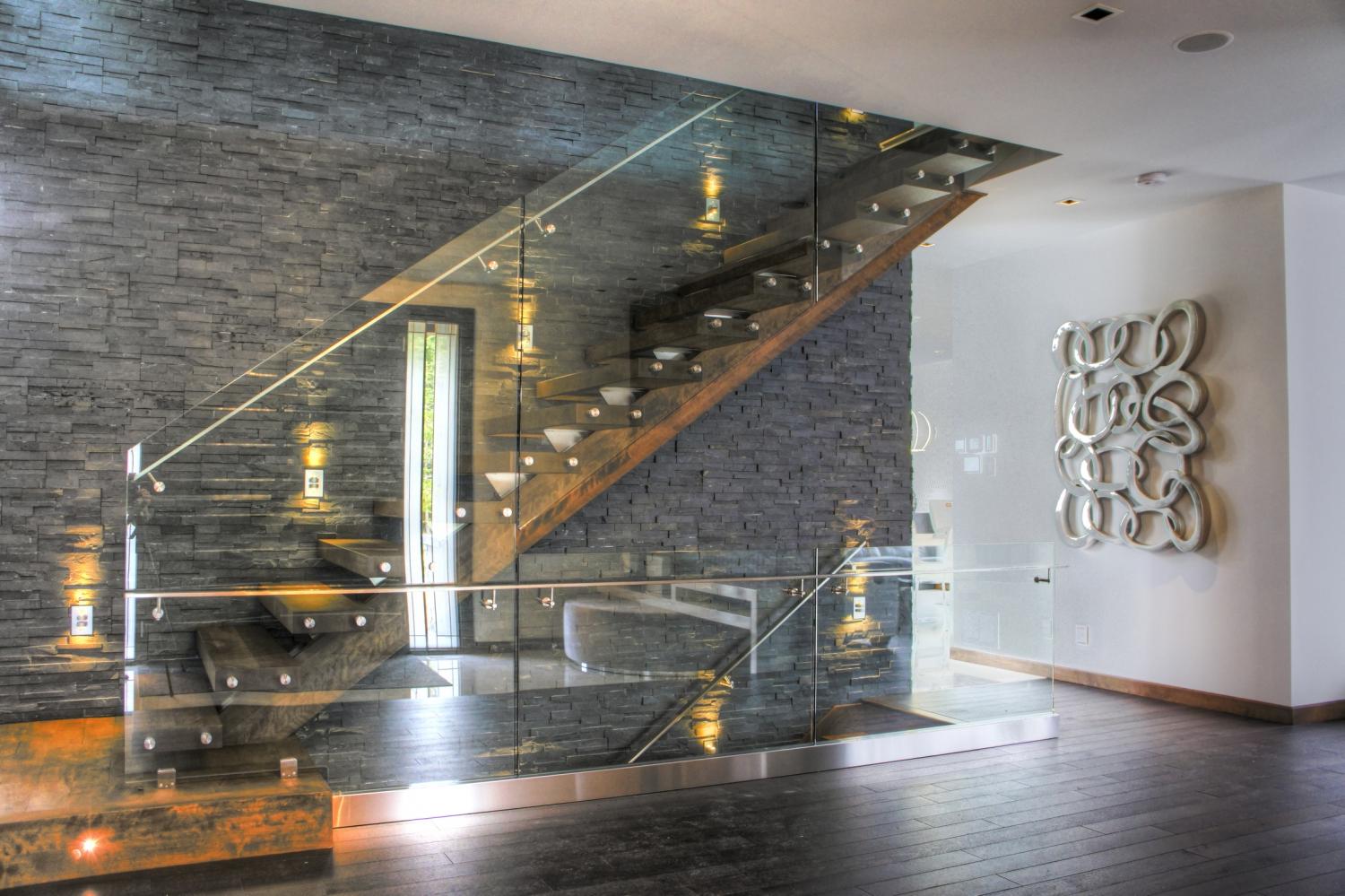 glass railing Interior Design