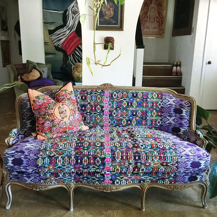 Colorful Old Sofa Decor