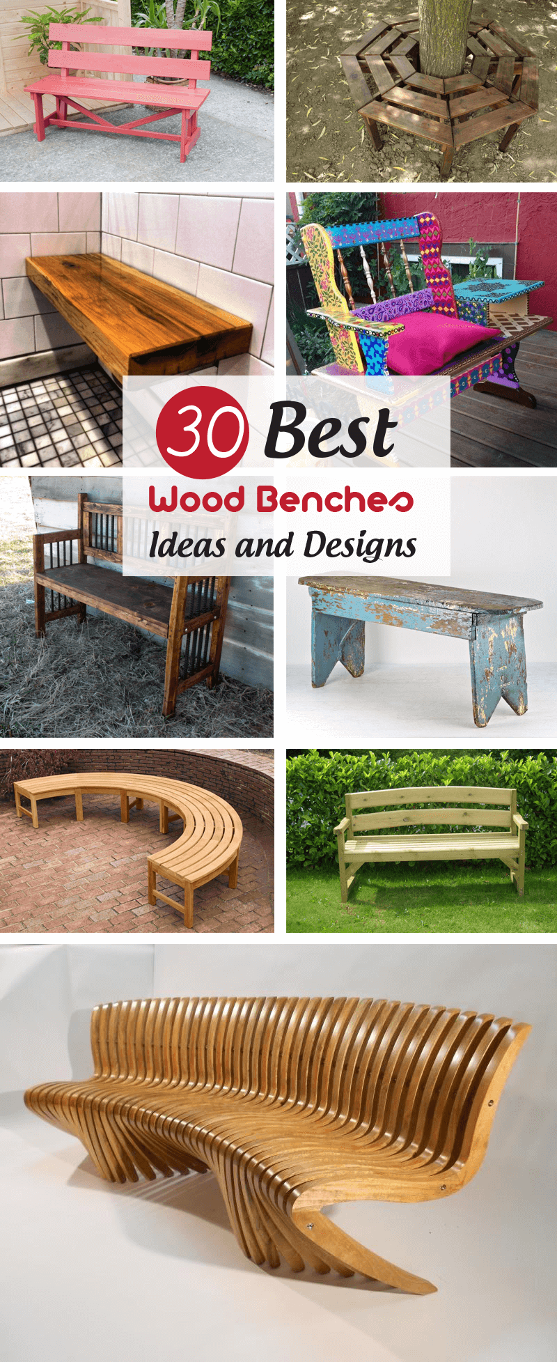 Best Wood Benches Ideas and Designs