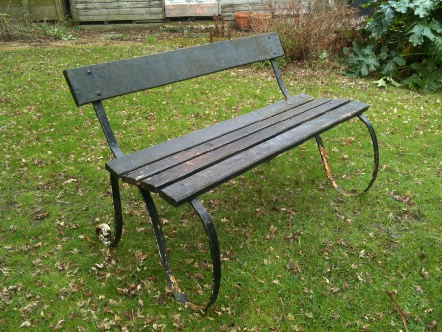 backyard wood benches