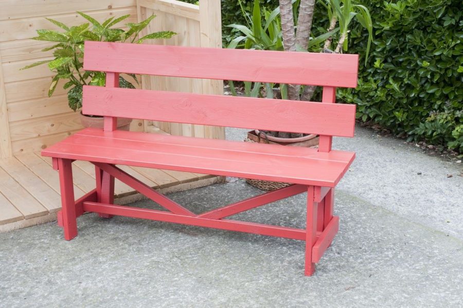 barn wood benches