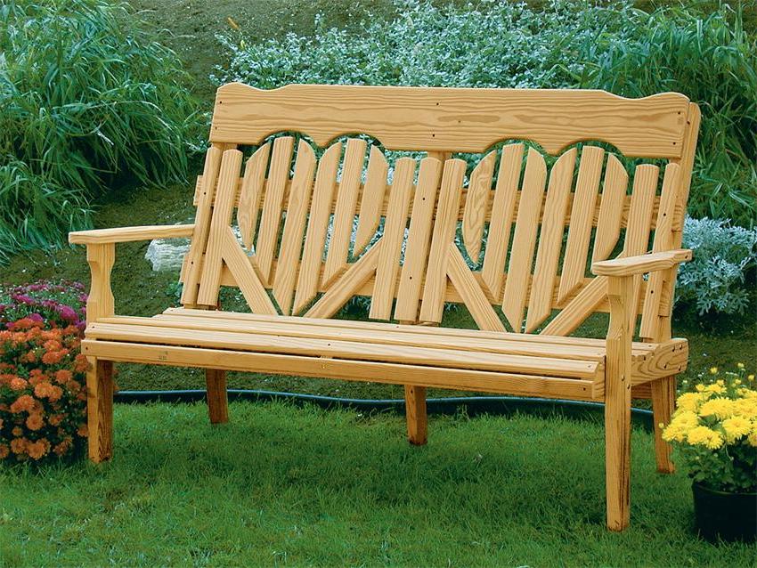 excellent wooden patio benches