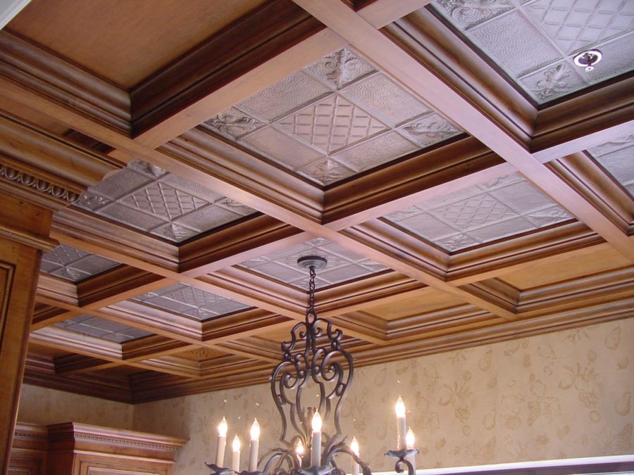 old wood ceilings panels