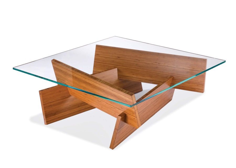 Modern Small Wood Coffee Table