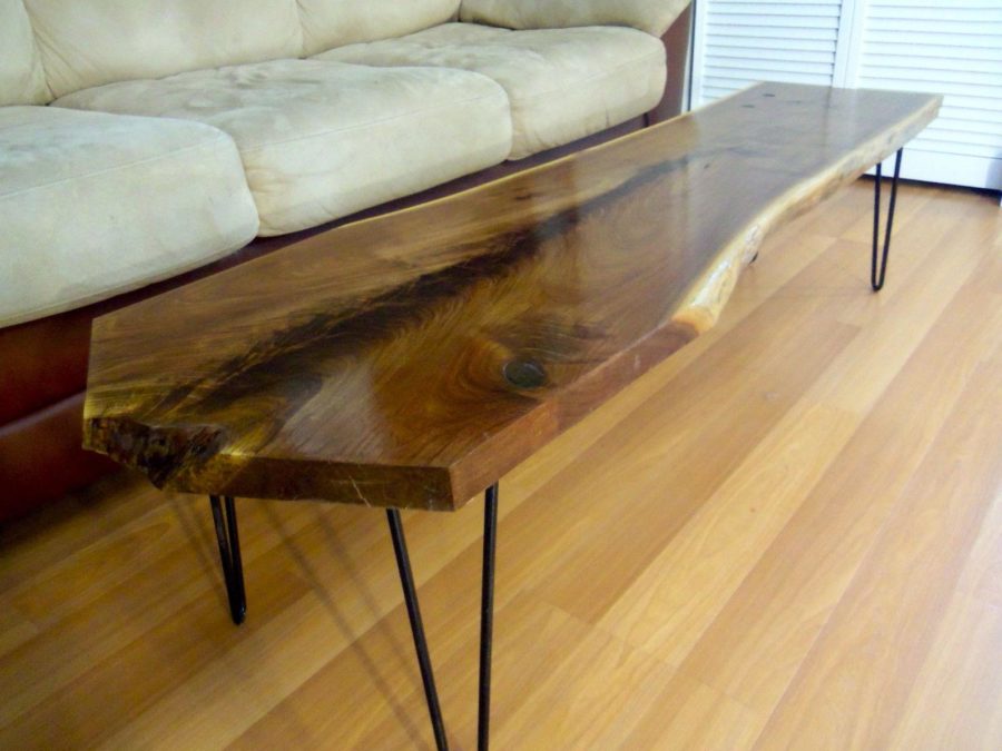 Natural Wood Coffee Table