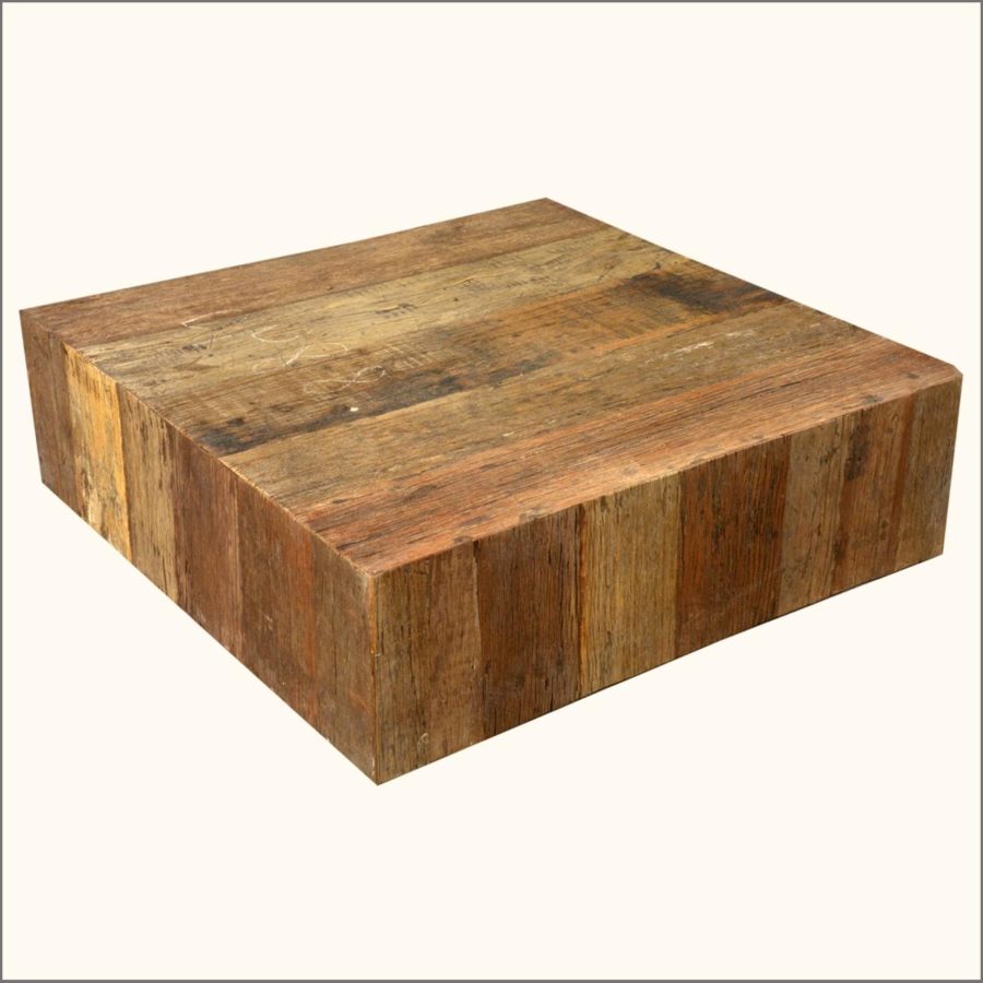 Square Wood Coffee Table