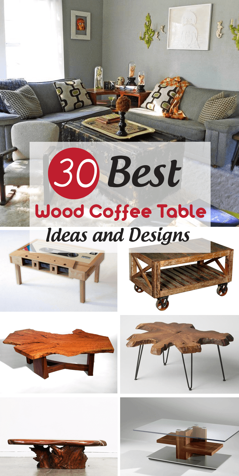 best wood coffee table ideas and designs