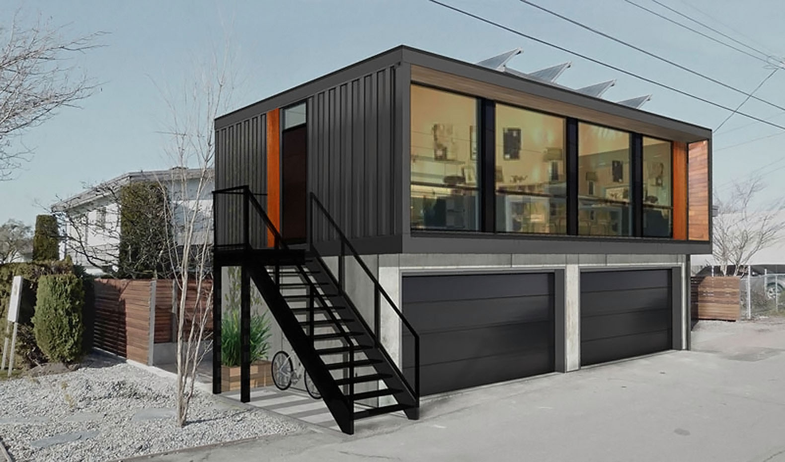 Black Home Ideas From Prefab