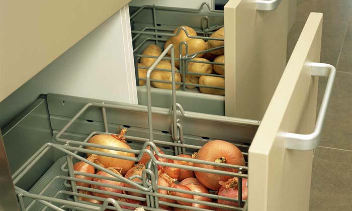 Drawers for vegetables