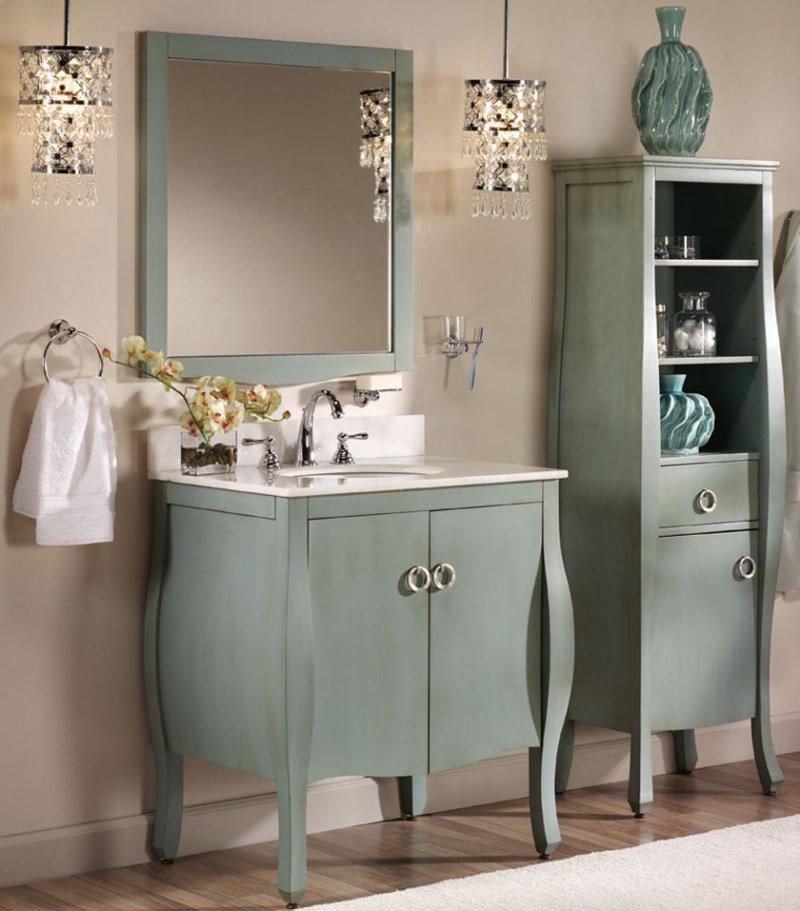 bathroom wall cabinet with open shelf