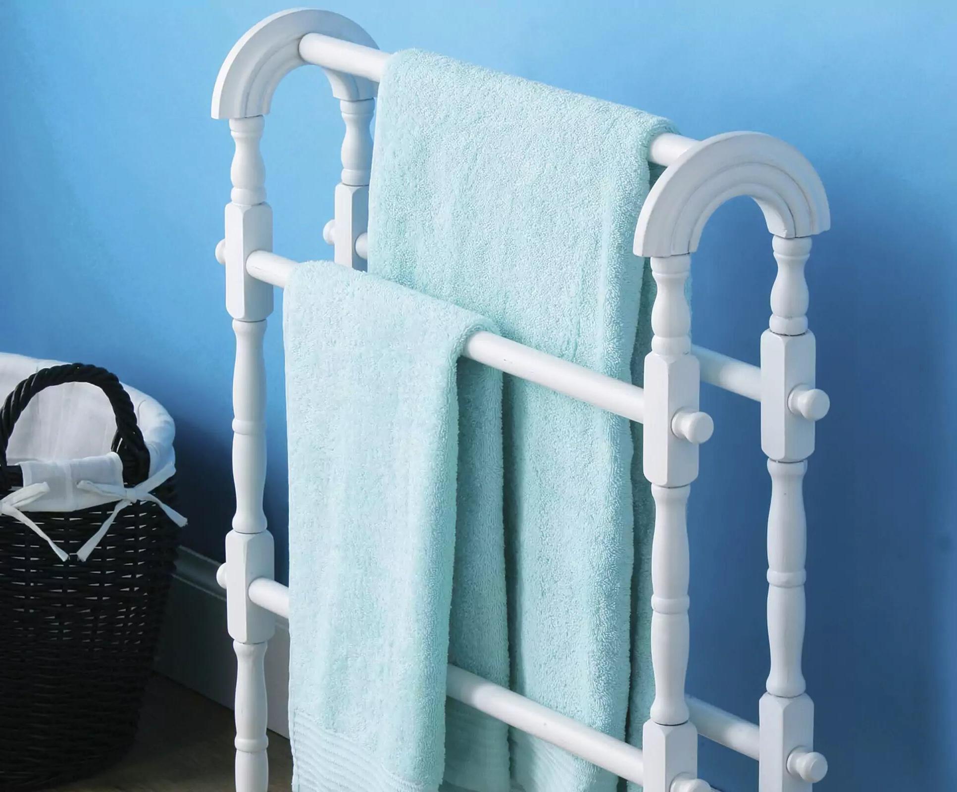 bathroom wall shelf towel holder