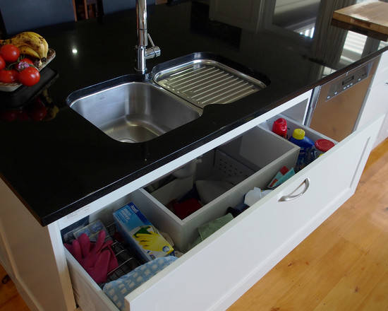 box under the sink