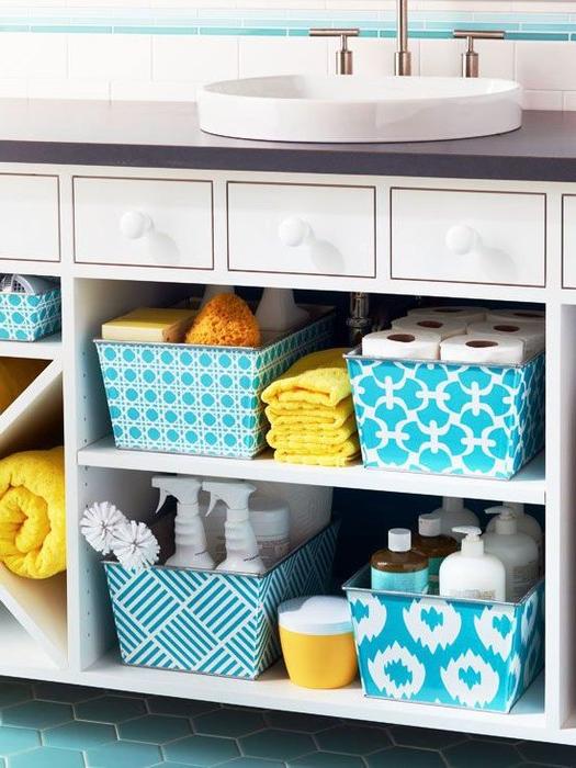 easy bathroom storage cabinet under sinks