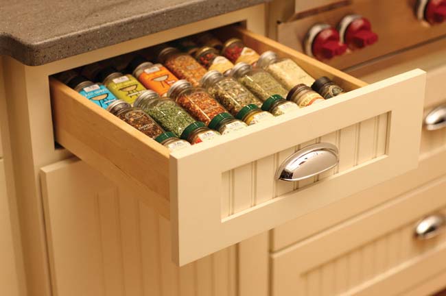 small drawer storage for small kitchen