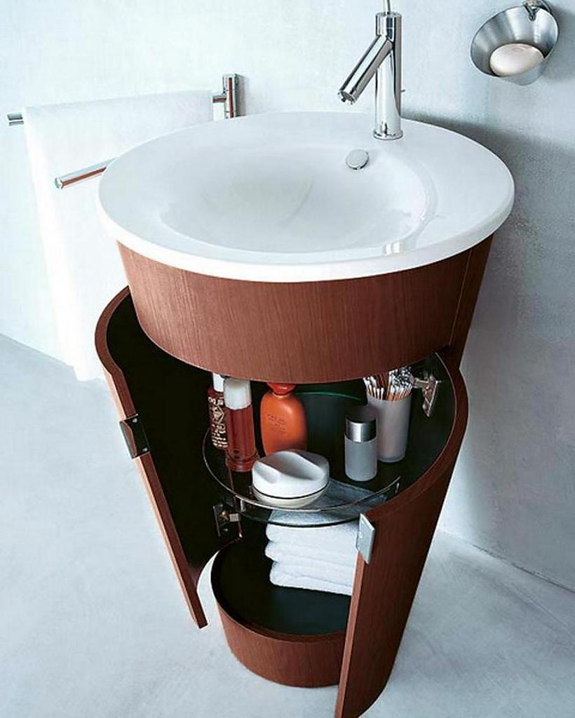 wood storage cabinet under sink