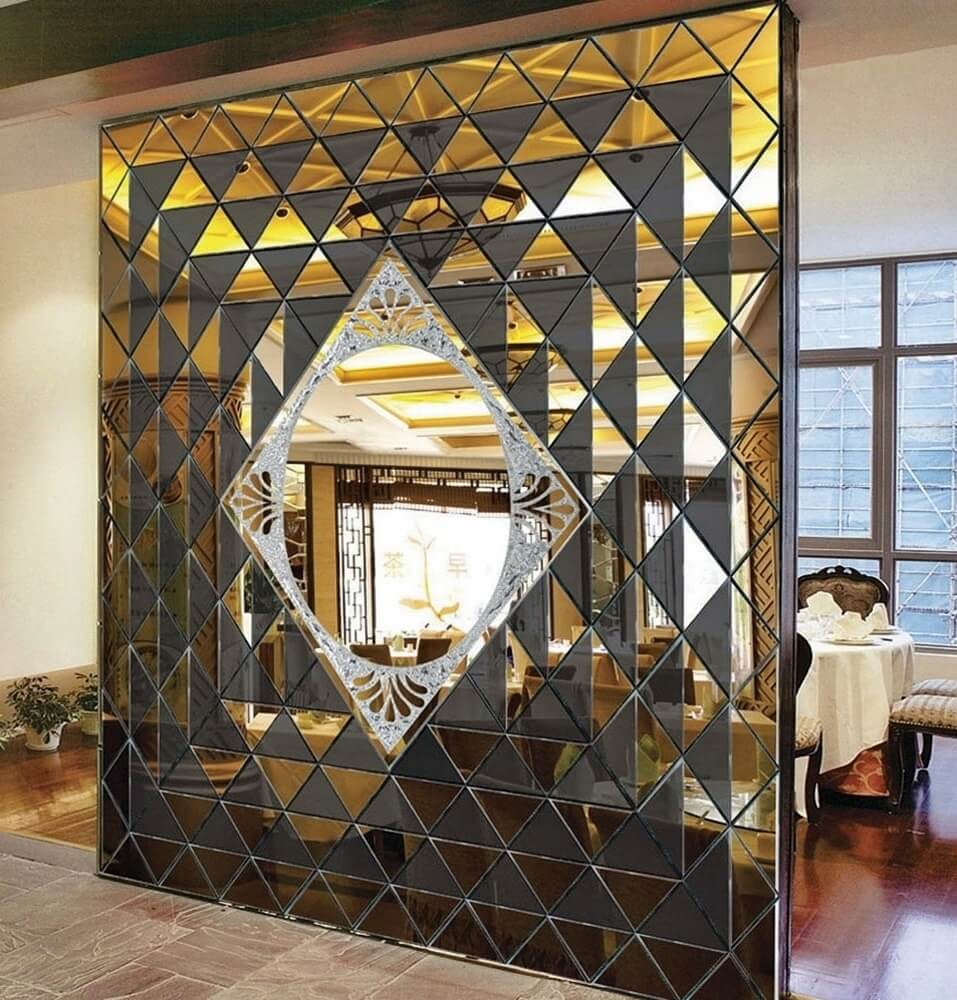 Diamond Pattern Mirror Ideas