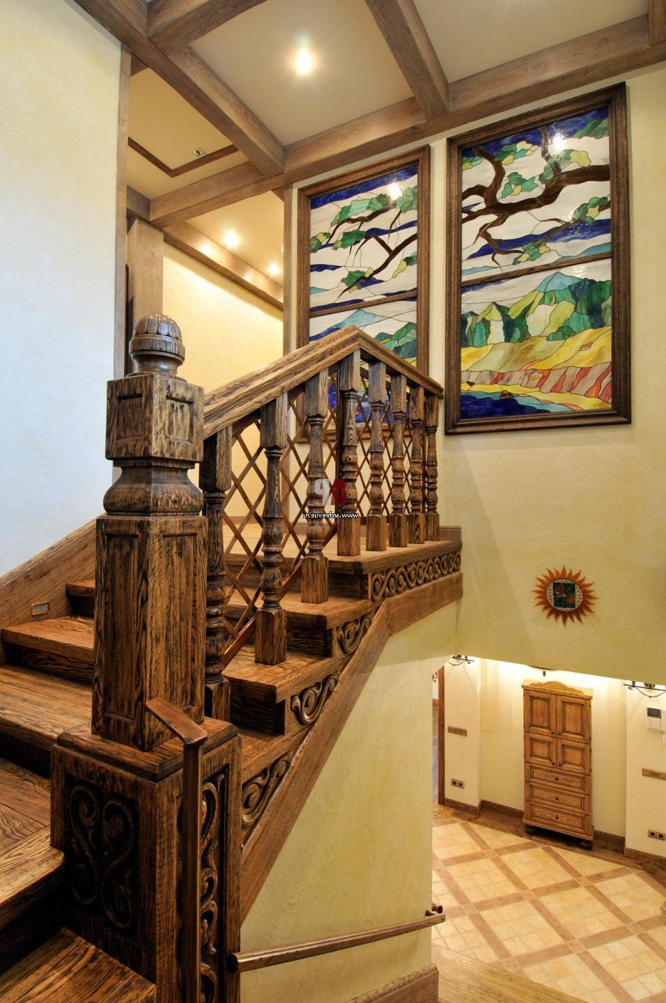 all wood staircase ideas