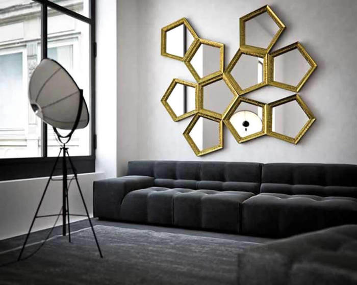 hexagon mirror ideas