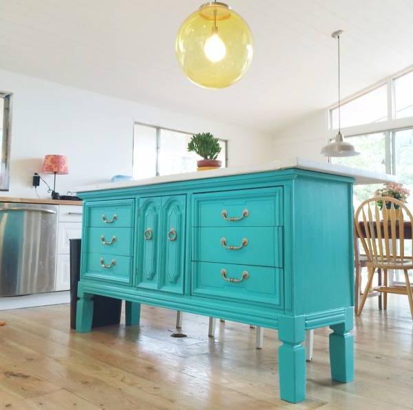 kitchen island vintage lighting