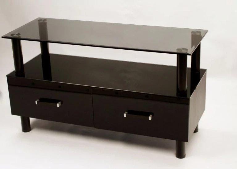 TV glass shelf