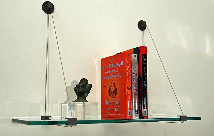 Unique Glass Books Shelves