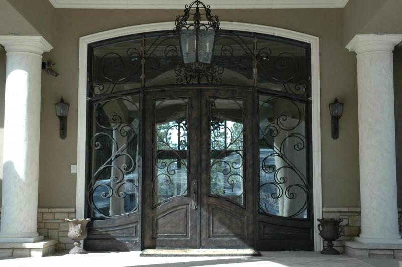 iron front doors