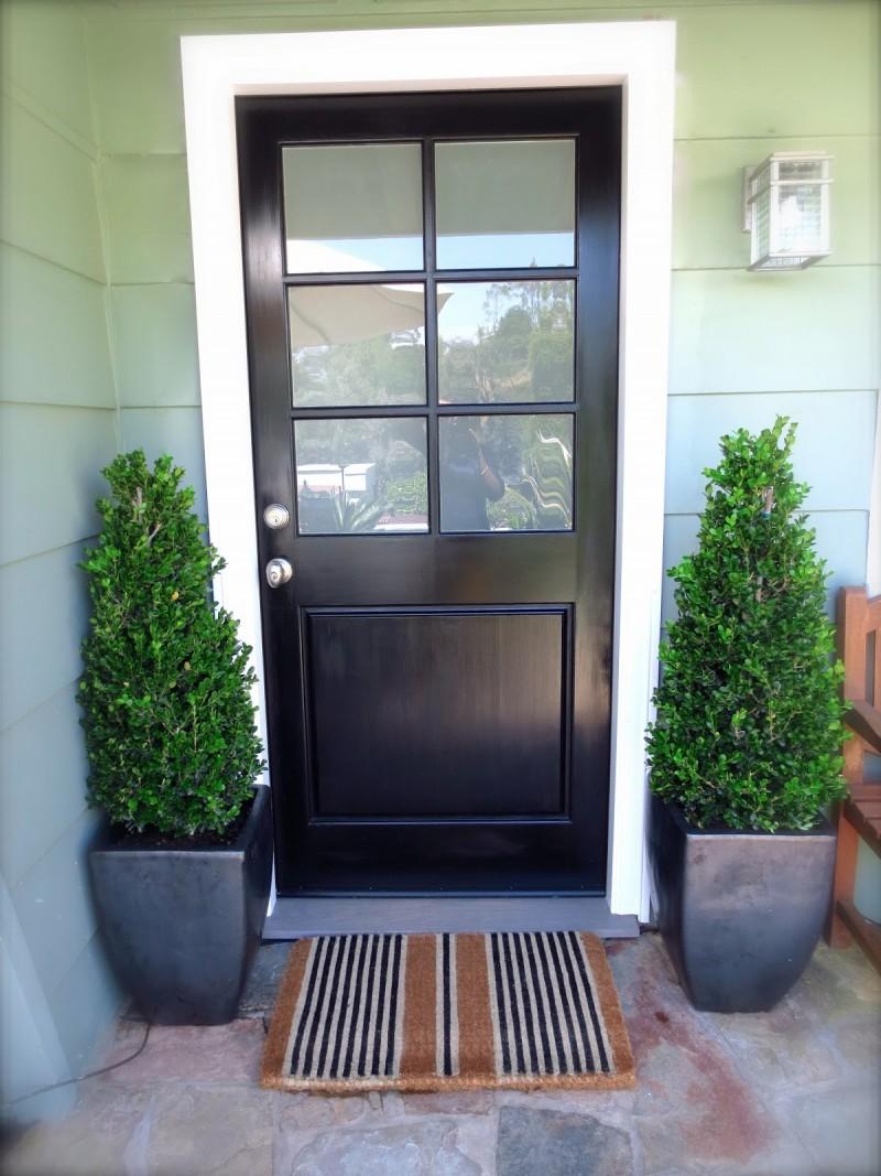 steel framed doors