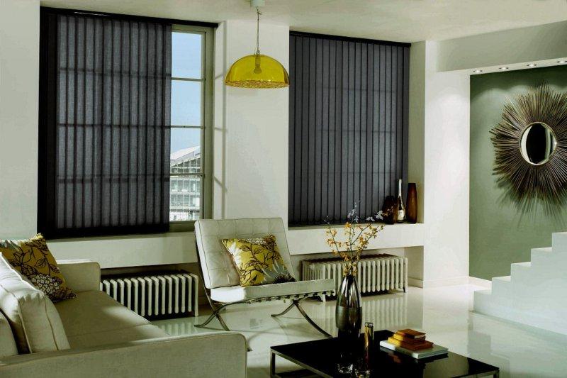 2 wood blinds