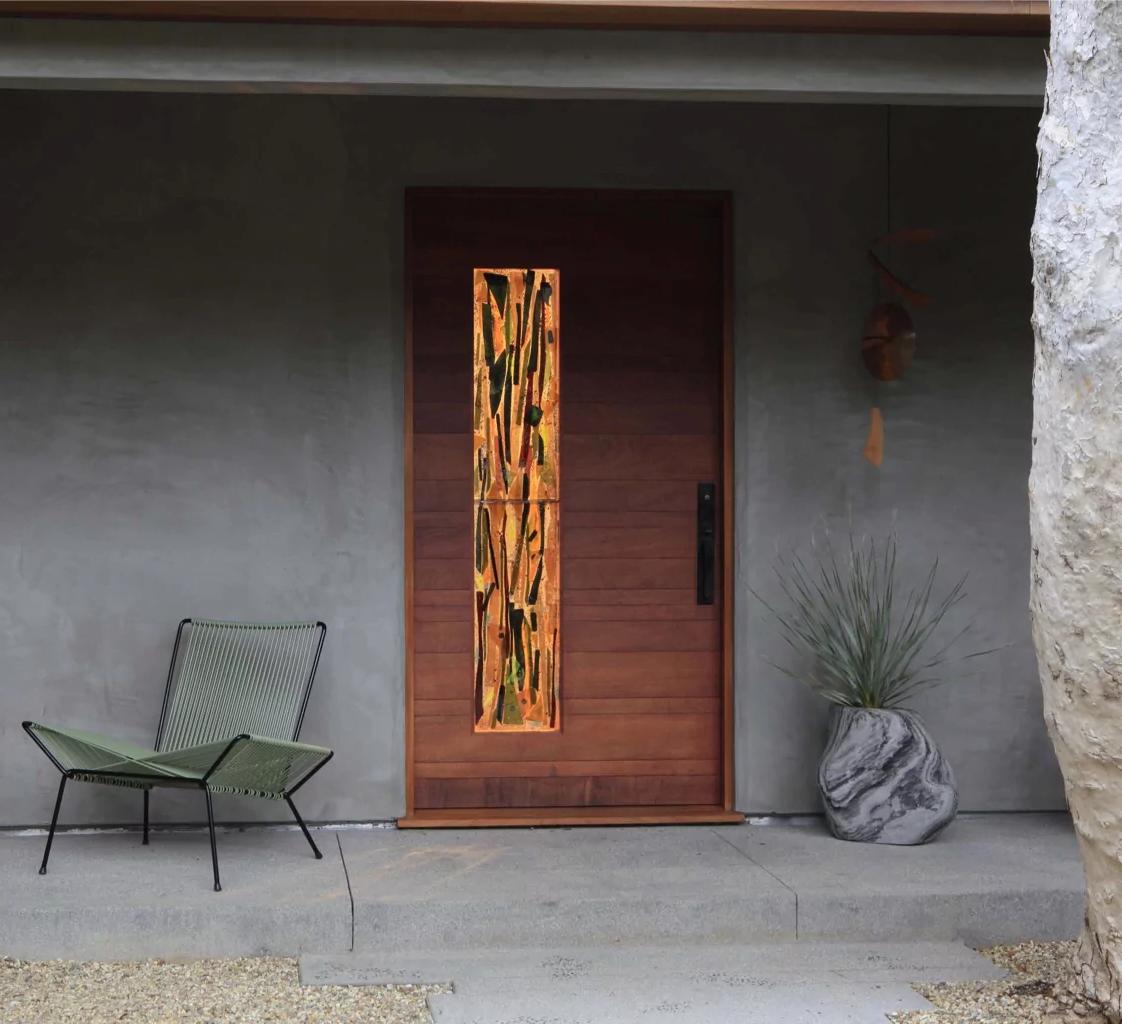 Art Nouveau entrance door decor