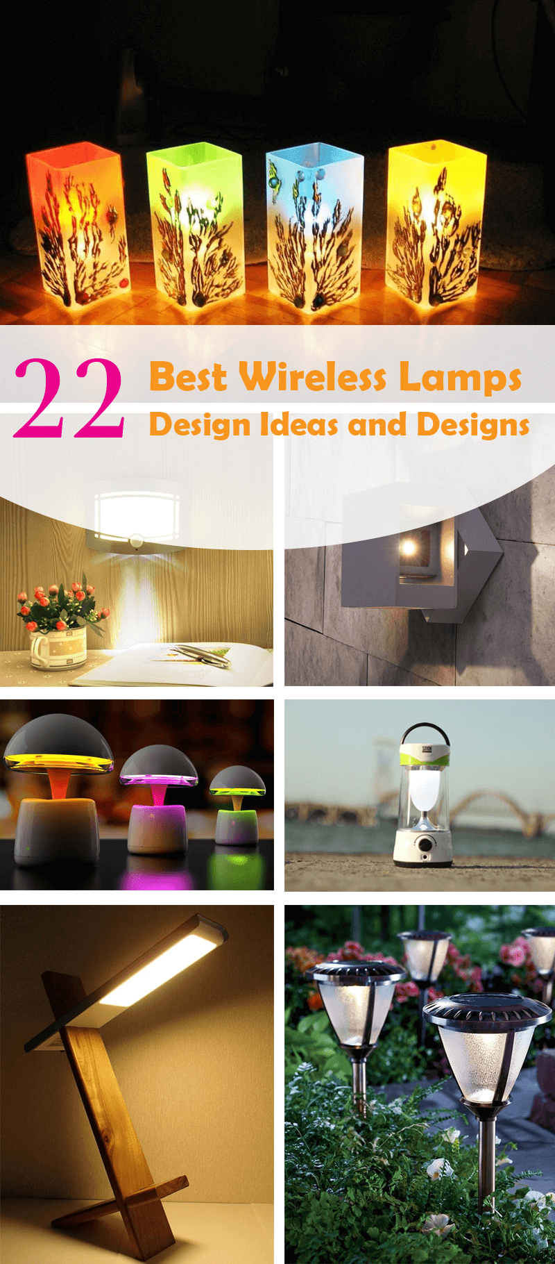 best wireless lamps ideas and designs