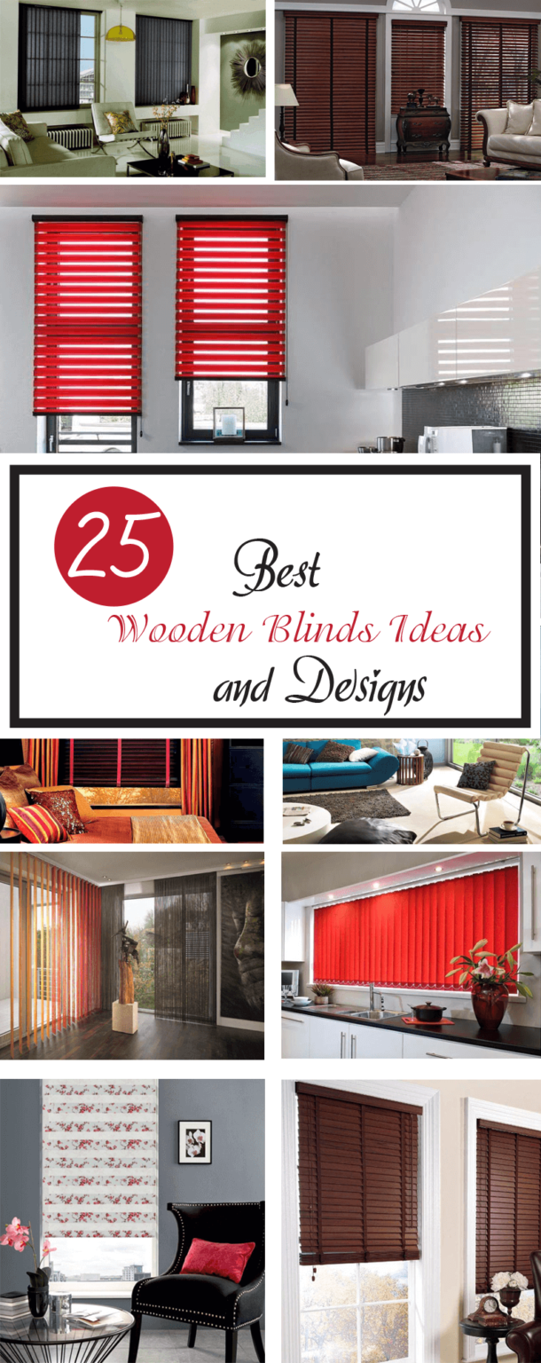 25 Wooden Blinds Ideas to Brighten Your House Design InteriorSherpa