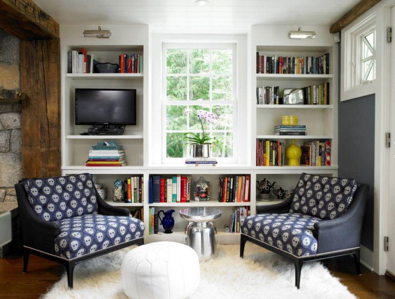 home office wall shelving ideas