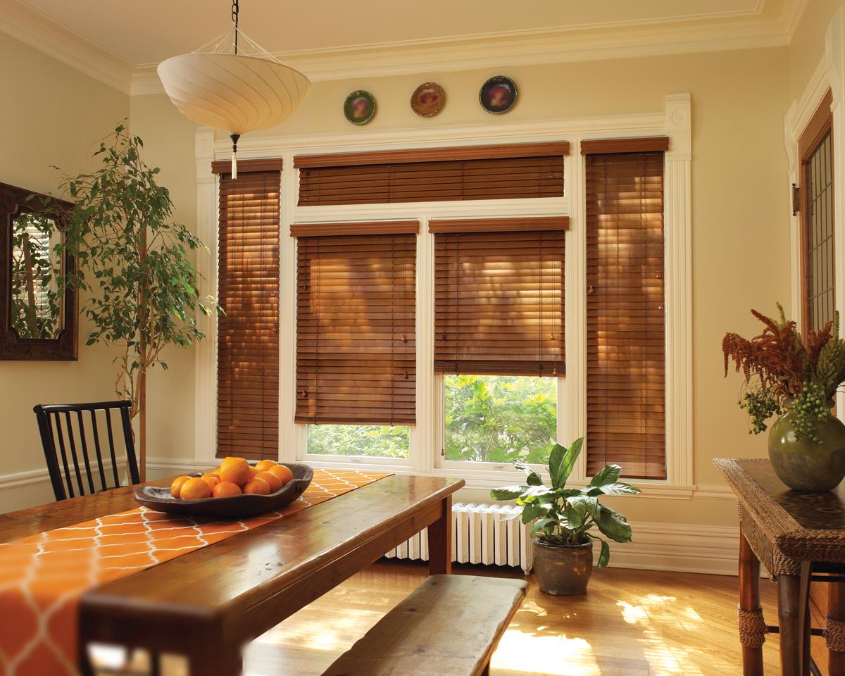 natural wooden blinds